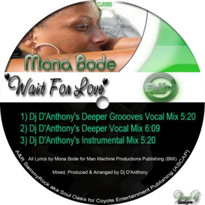 Mona Bode - Wait for Love (Incl. D'Anthony Mixes)