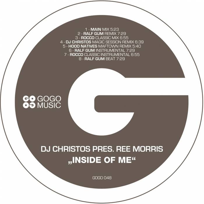 DJ Christos pres. Ree Morris - Inside Of Me (incl. Ralf GUM, Rocco, Hood Natives Remixes)