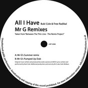 Buki Cole & Free Radikal - All I Have - MR G Remixes