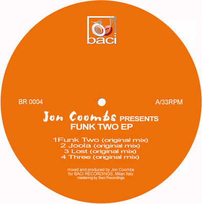 Jon Coombs - Funk Two EP