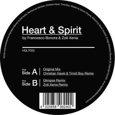 Francesco Bonora, Zoe Xenia - Heart & Spirit