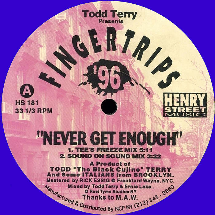 Todd Terry - Todd Terry presents Fingertrips '96