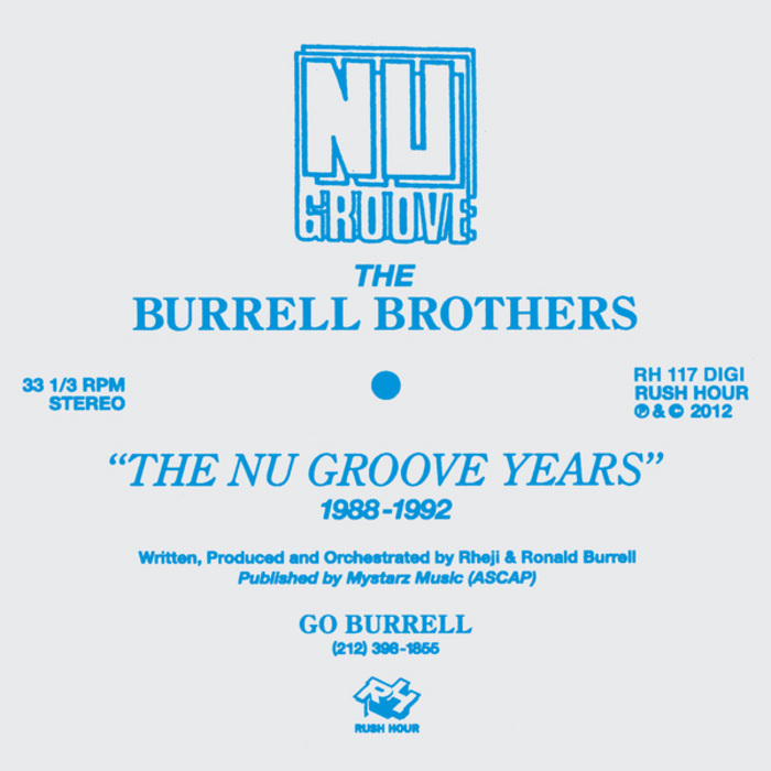 VA - The Burrell Brothers Presents NU Groove Years EP (LP Extra Tracks)