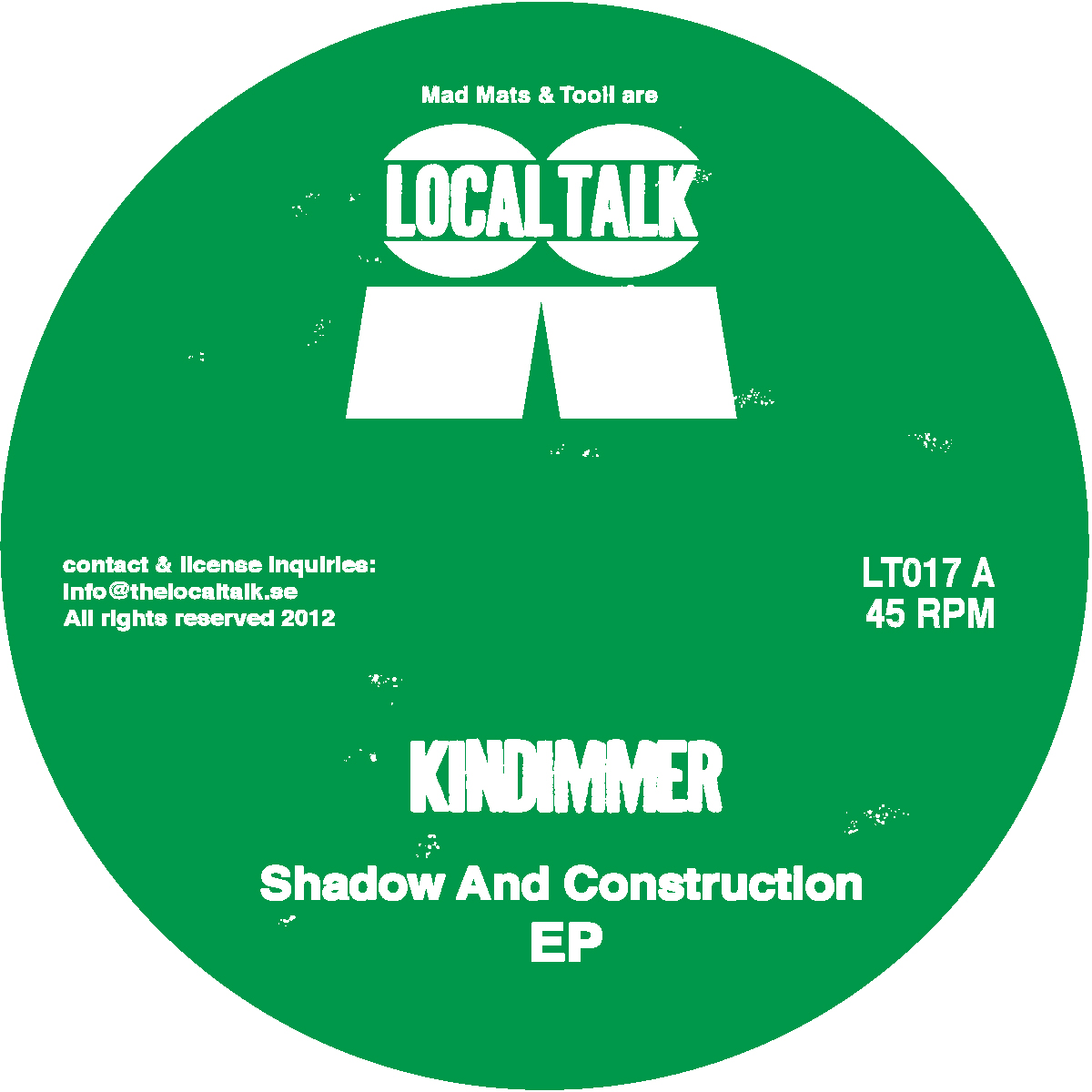 Kindimmer - Shadow And Construction EP