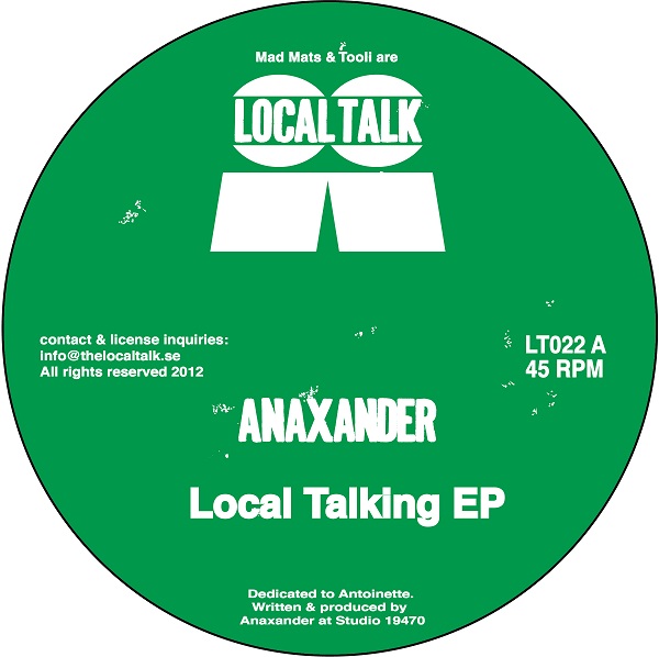 Anaxander - Local Talking EP