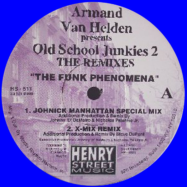 Armand Van Helden - The Funk Phenomena Remixes Pt. 2 REMASTERED HS-511-R