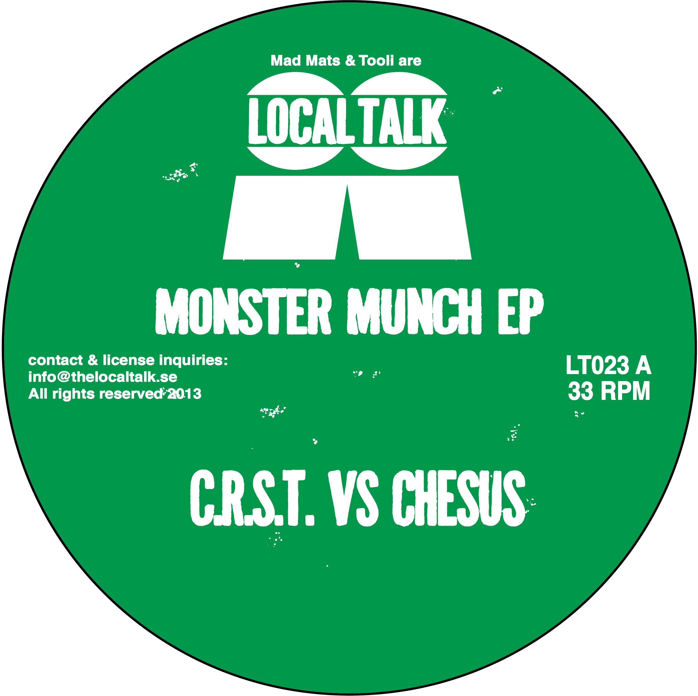 C.R.S.T. vs Chesus - Monster Munch EP