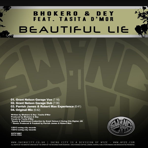 Bhokero & Dey feat. Tasita D'mor - Beautiful Lie