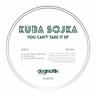 00-Kuba Sojka-You Can't Take It EP DOG1203-2013--Feelmusic.cc