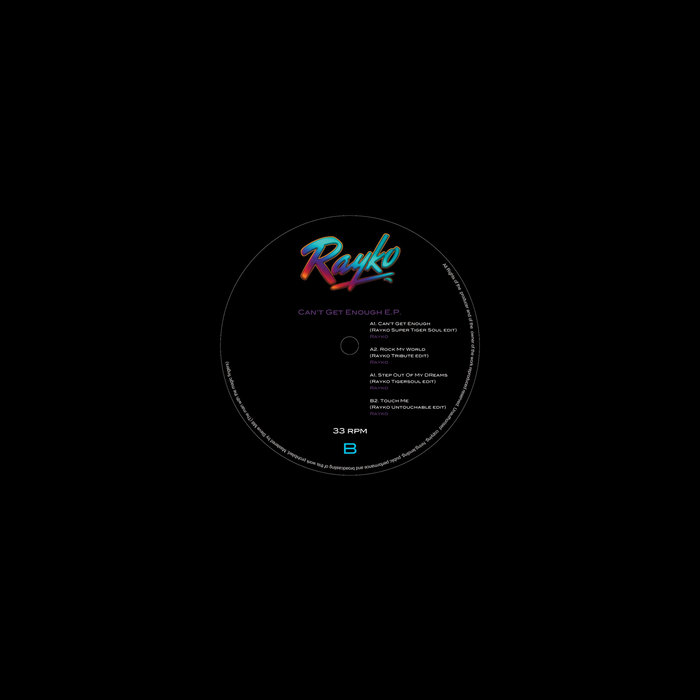 Rayko - Can't Get Enough EP