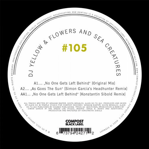 DJ Yellow & Flowers And Sea Creatures - Black Label 105