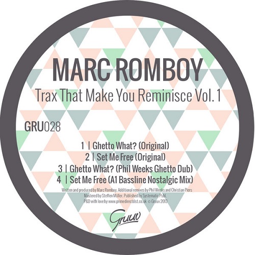 Marc Romboy - Trax That Make You Reminisce Vol. 1