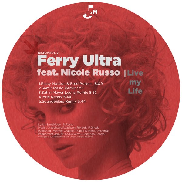 Ferry Ultra, Nicole Russo - Live My Life