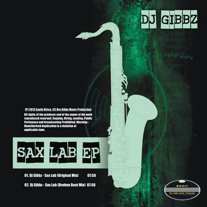 Dj Gibbz - Sax Lab EP