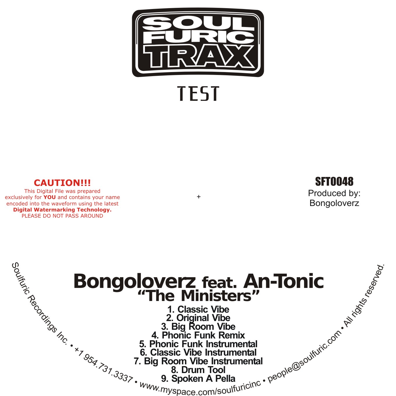 Bongoloverz feat An-Tonic - The Ministers