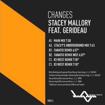 Stacey Mallory Ft. Gerideau - Changes (Incl. 83 West & Fanatix Mixes)