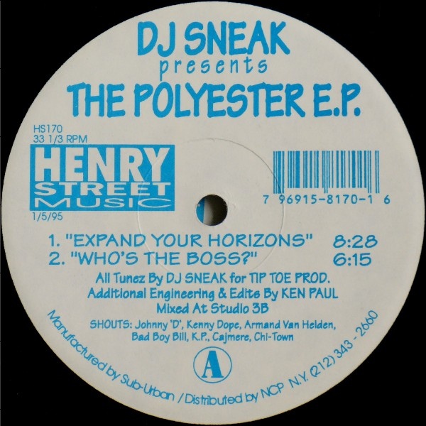DJ Sneak - The Polyester EP