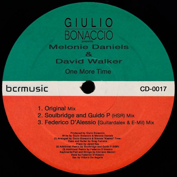 Giulio Bonaccio Pres. Melonie Daniels & David Walker - One More Time