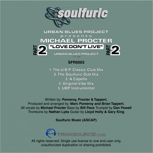00-UBP Pres. Michael Procter-Love Don't Live - Part 2 (UBP Mixes)-2014-