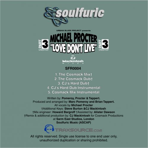 00-UBP Pres. Michael Procter-Love Don't Live - Part 3 (CJ Mackintosh Mixes)-2014-