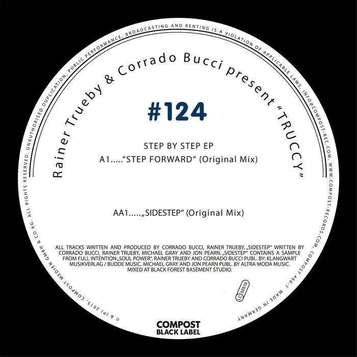 Rainer Trueby & Corrado Bucci Present Truccy - Compost Black Label #124 - Step By Step EP