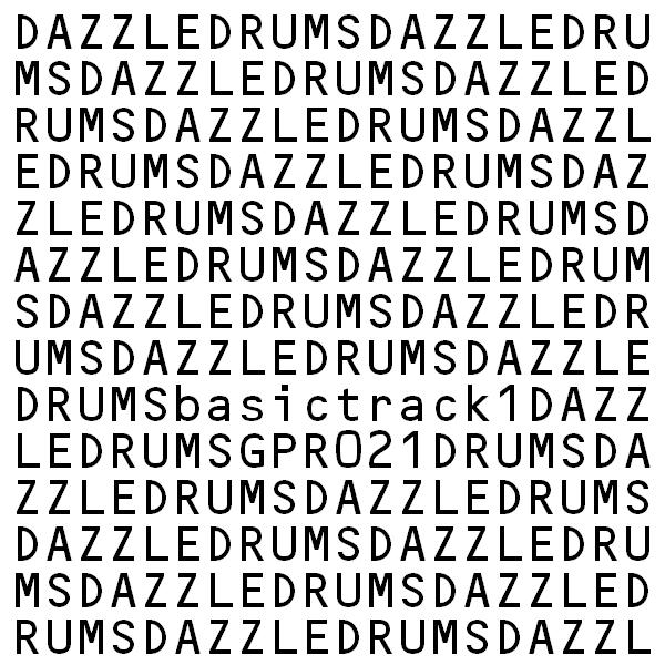 Dazzle Drums - Basic Track 1
