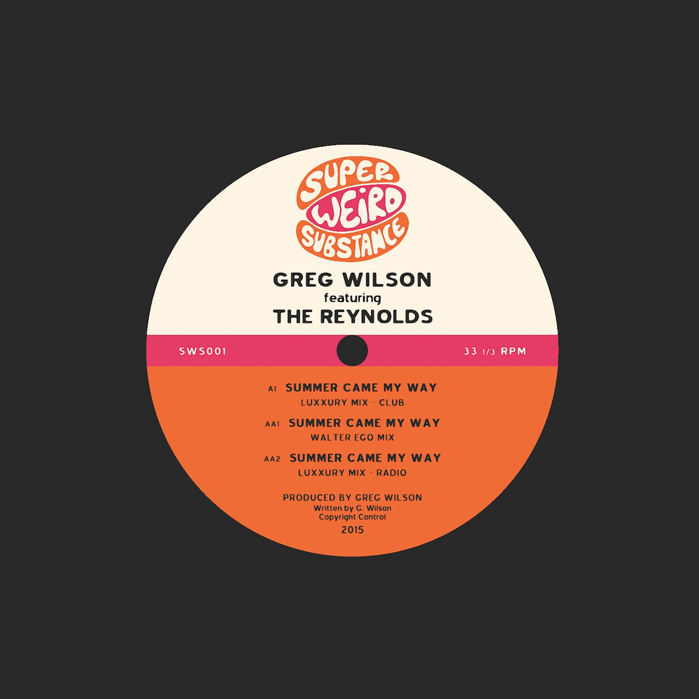 00-Greg Wilson Ft The Reynolds-Summer Came My Way-2015-