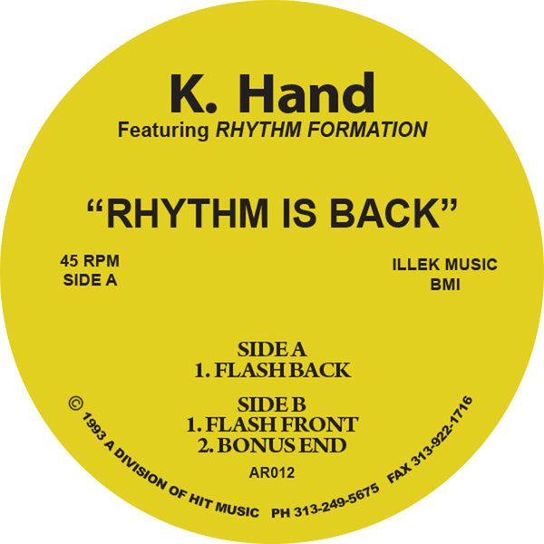 K-Hand - Rhythm Is Back