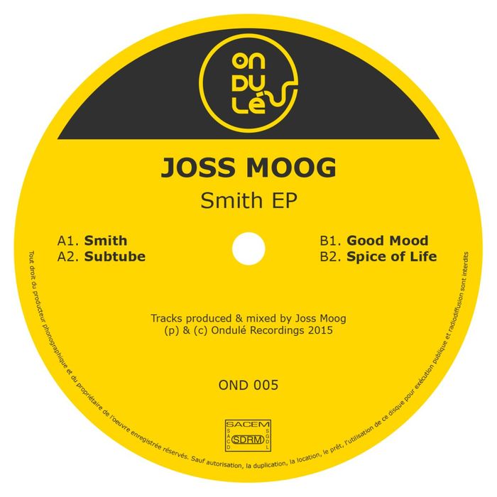 Joss Moog - Smith EP