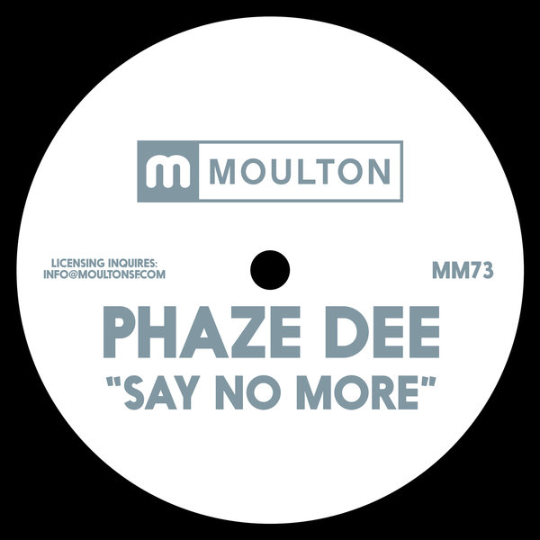 00 Phaze Dee - Say No More Cover