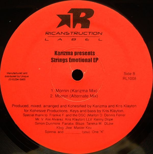 Karizma - Strings Emotional EP / RL1008