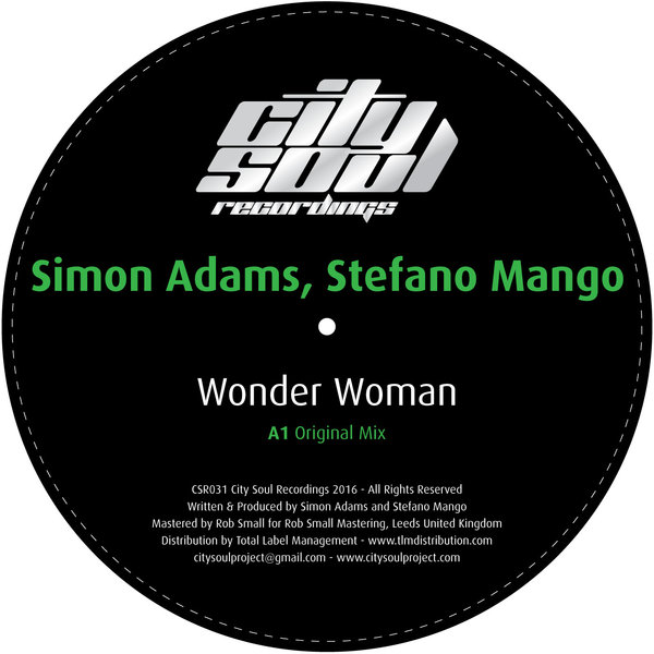 Simon Adams & Stefano Mango - Wonder Woman / CSR031