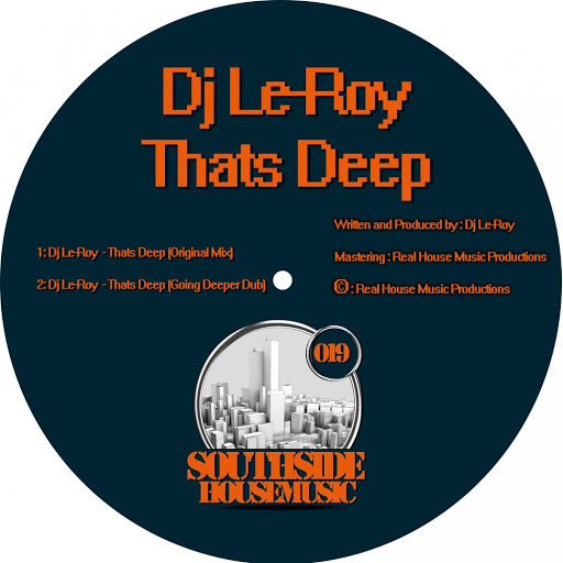DJ Le-Roy - That's Deep / SSHM0019