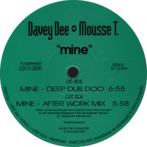 Davey Dee & Mousse T. - Mine