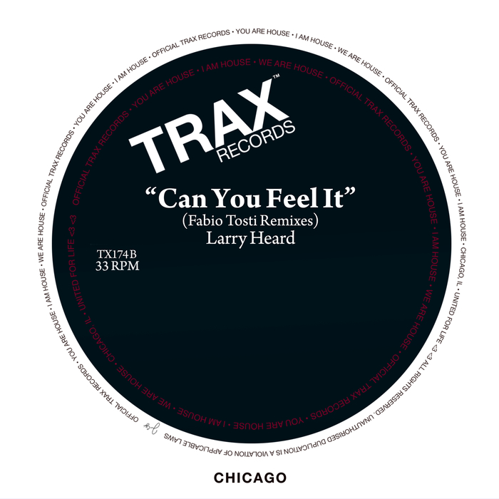 Larry Heard - Can You Feel It (Fabio Tosti Remix) / TX 174B