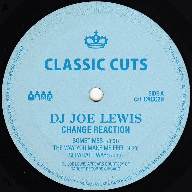 DJ Joe Lewis - Change Reaction / Clone Classic Cuts