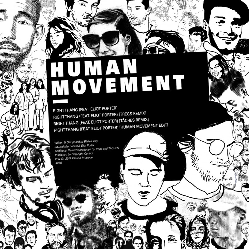 Human Movement feat. Eliot Porter - Kitsune: Right Thang / Kitsune