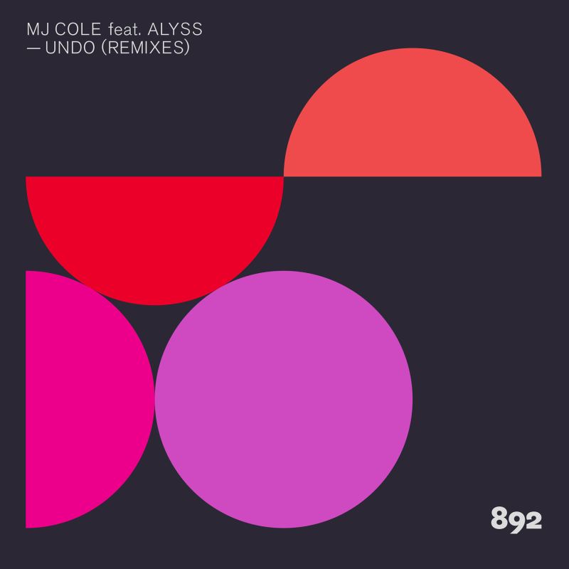 MJ Cole, Alyss - Undo / 892 Recordings (AWD)