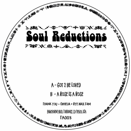 Soul Reductions - Got 2 Be Loved / Take Away UK
