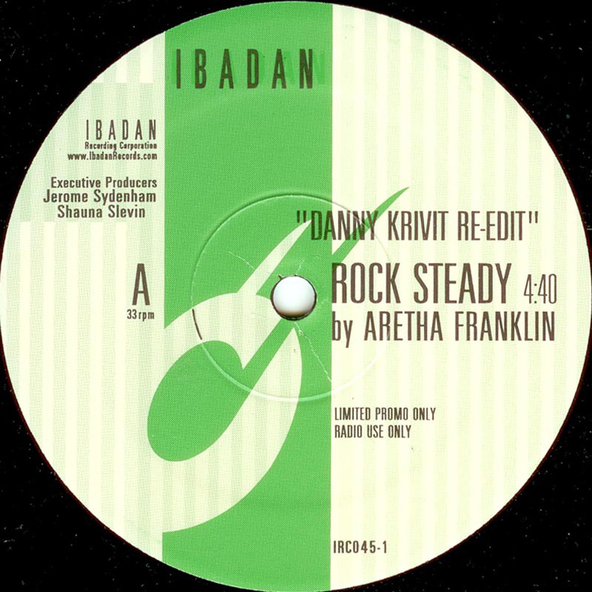 Aretha Franklin & Titanic - Rock Steady & Sultana (Danny Krivit Re​-​Edit) / Ibadan