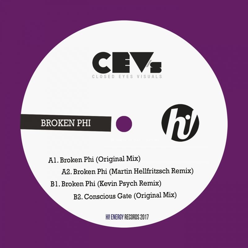CEV's - Broken Phi / Hi! Energy Records