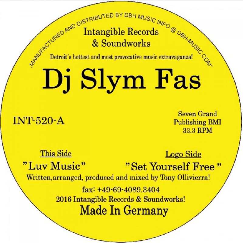 DJ Slym Fas - Luv Music / Intangible Records & Soundworks