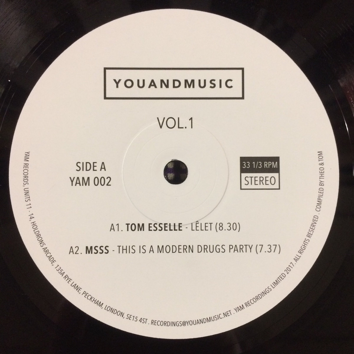 VA - Youandmusic Vol.1 EP / YAM Recordings