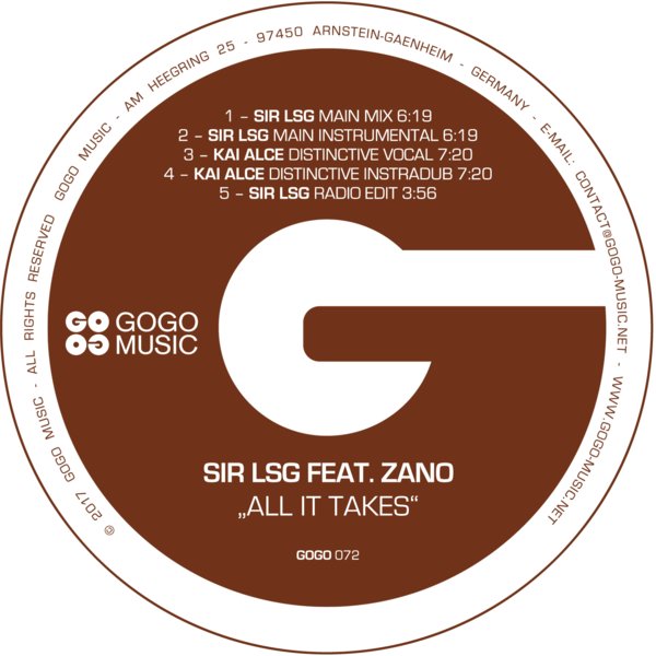 Sir LSG feat. Zano - All It Takes / GOGO Music