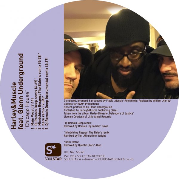 Harley&Muscle feat. Glenn Underground - Chicago House / Soulstar Records