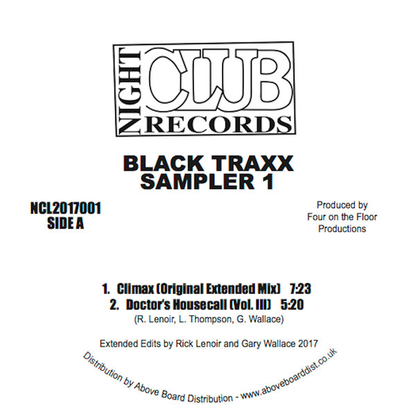 Black Traxx - Sampler 1 / Night Club Records