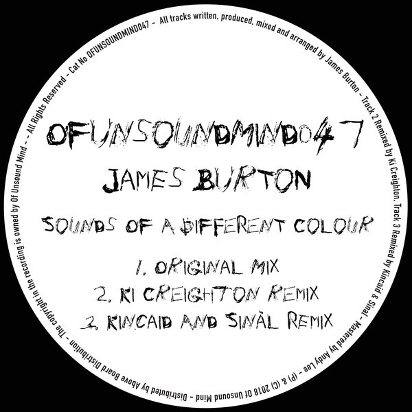 James Burton - Sounds Of A Different Colour / Of Unsound Mind