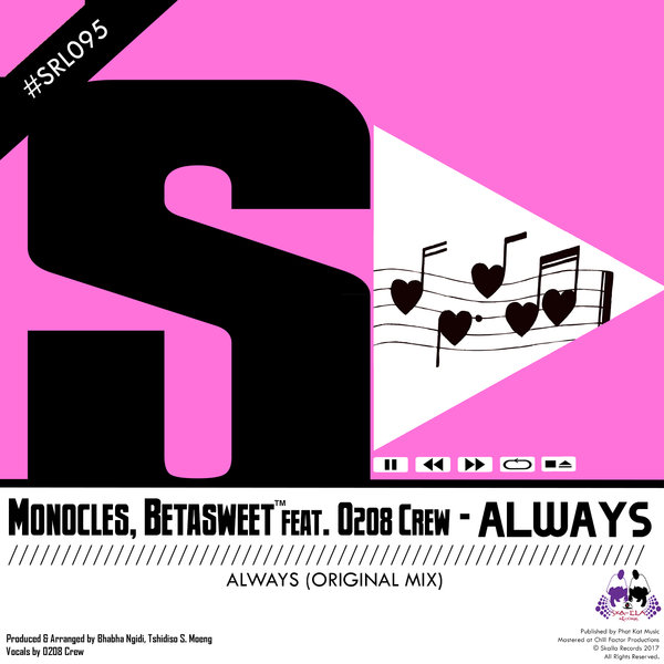 Monocles & Betasweet ft 0208 Crew - Always / Skalla Records