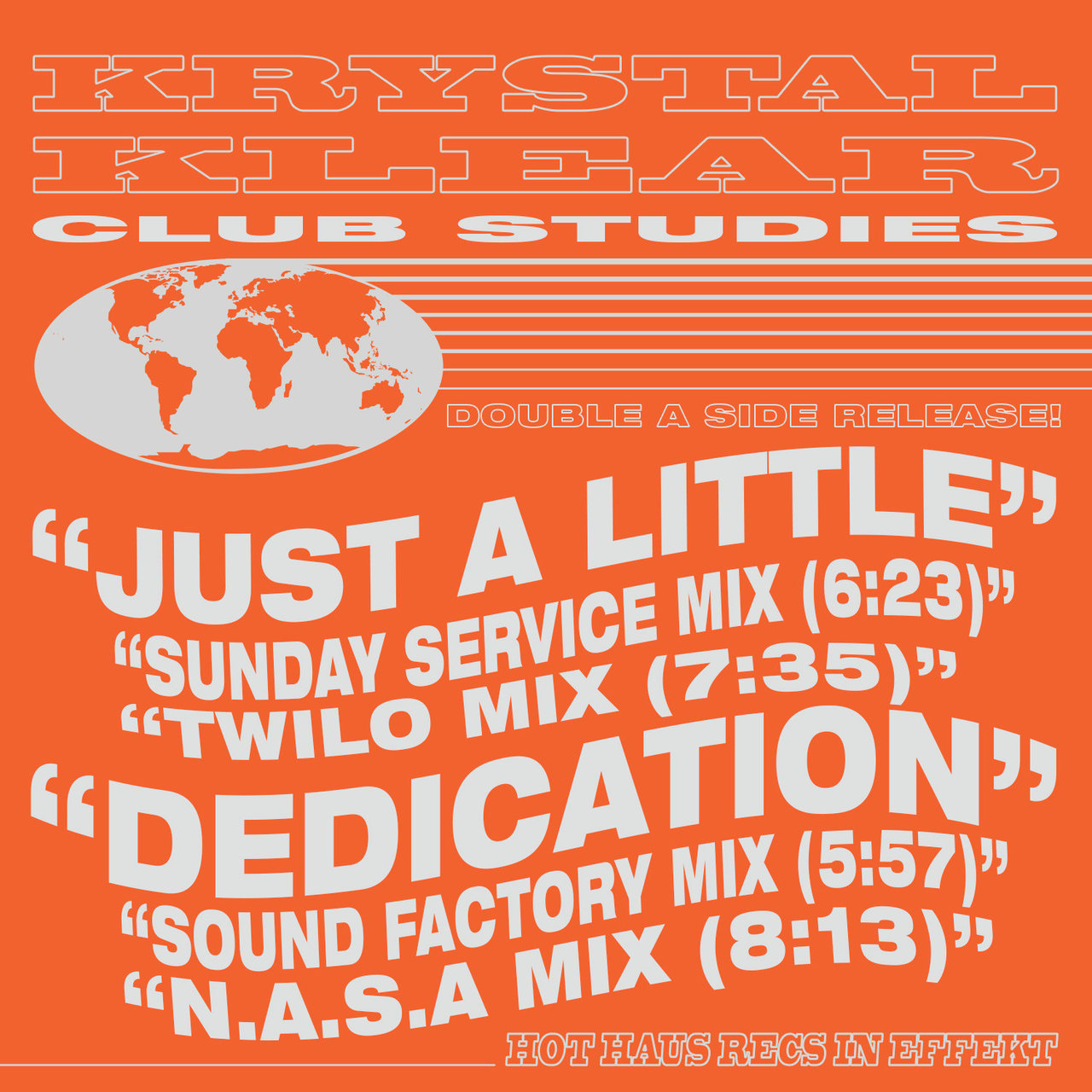 Krystal Klear - Club Studies / Hot Haus Recs