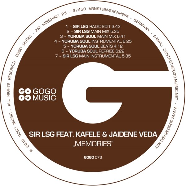 Sir LSG feat. Kafele & Jaidene Veda - Memories / GOGO Music